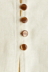 Robe en lin mélangé