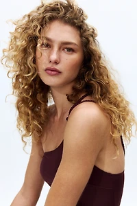 Padded-Cup One-Shoulder Swimsuit