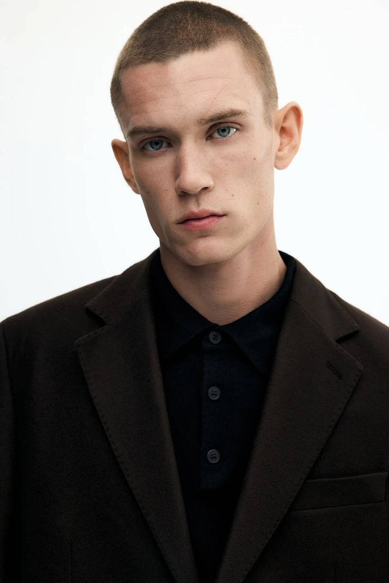 Regular-Fit Cashmere-Blend Jacket