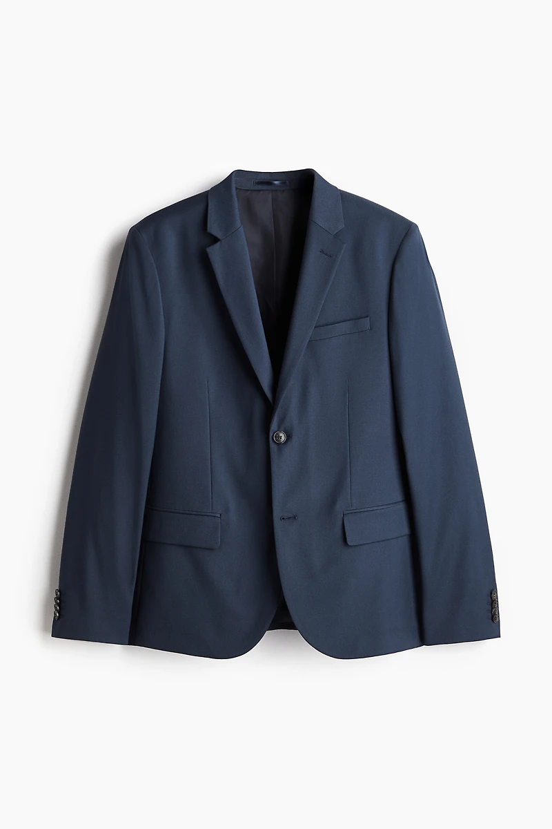 Skinny-Fit Single-Breasted Jacket