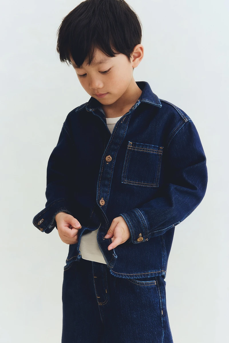 Surchemise en denim