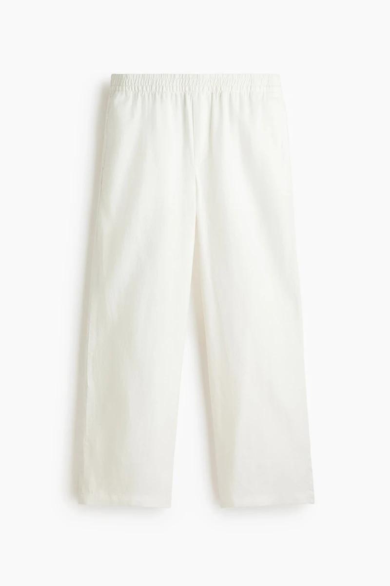 Loose-Fit Linen Pants