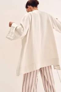 Linen-Blend Robe