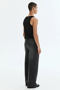 Slim-Fit Ribbed Tank Top