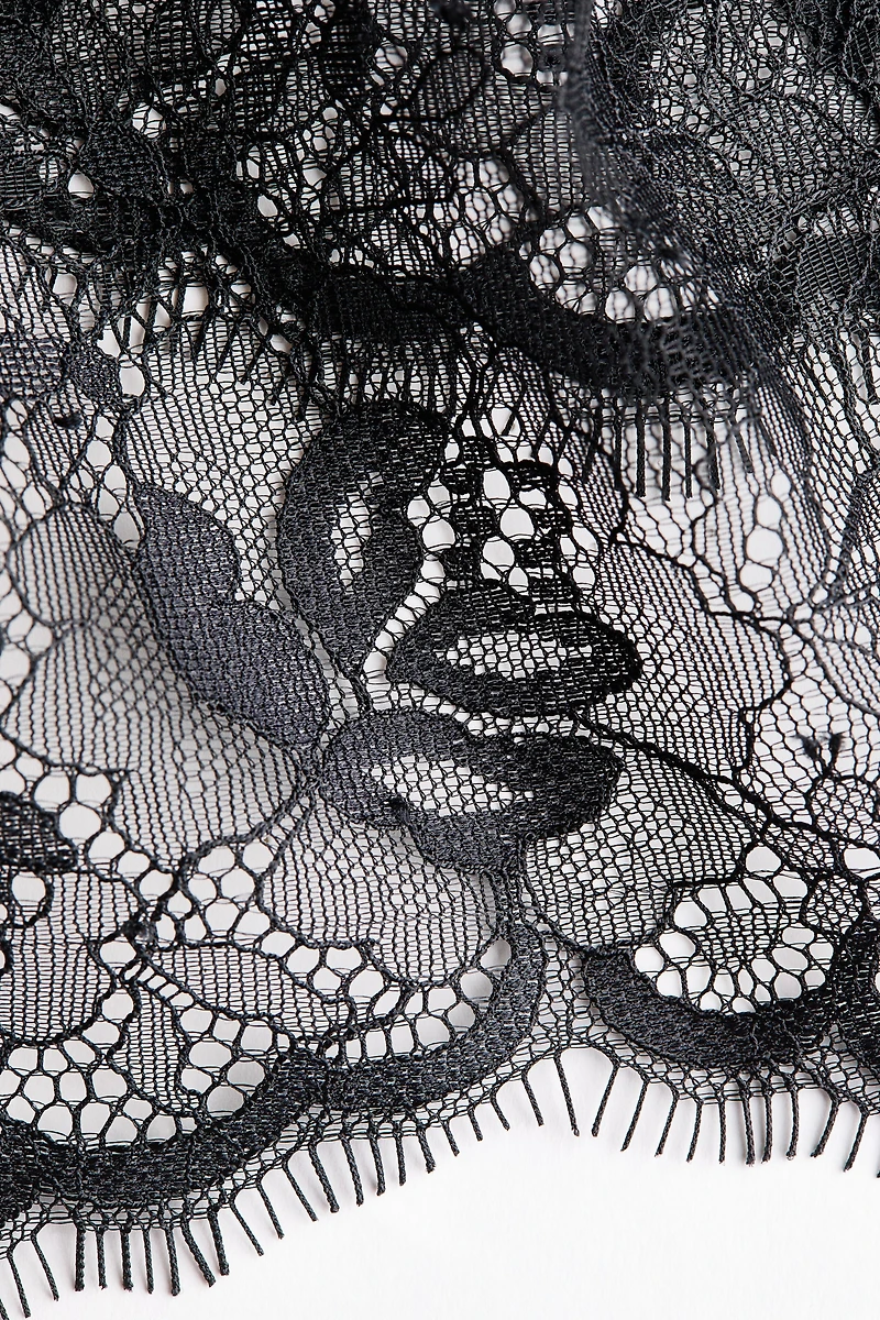 Jupe midi en dentelle