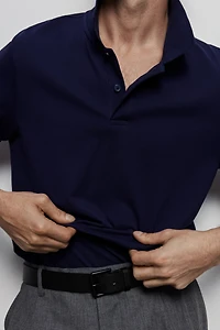Regular Fit Piqué Polo Shirt