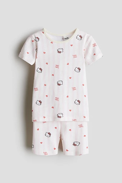 Snug Fit Printed Jersey Pajamas