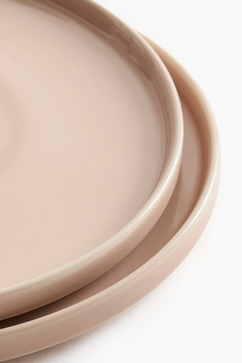 2-Pack Stoneware Dinner Plates