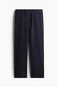 Relaxed Fit Linen-Blend Pants