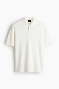 Slim-Fit Textured Polo Shirt