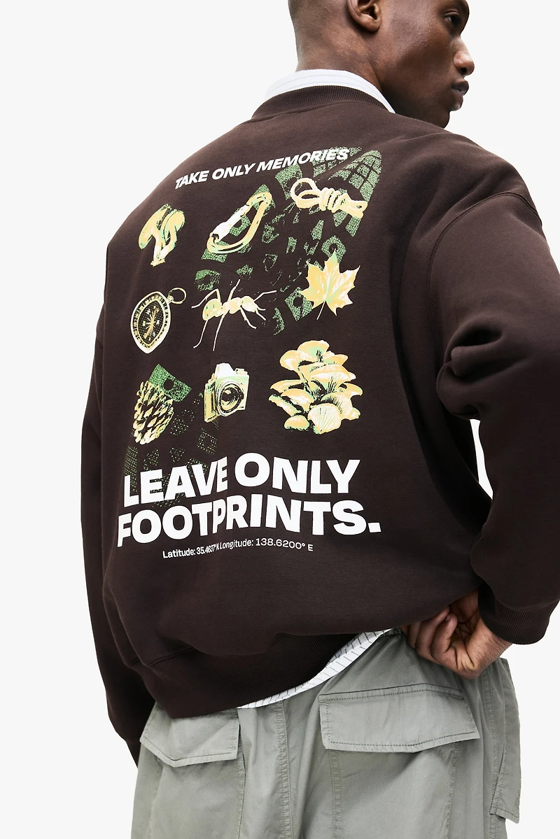 Chandail imprimé ample