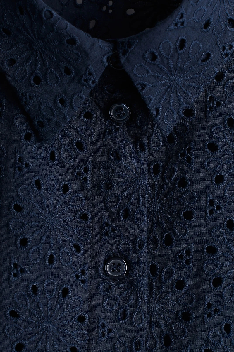 Eyelet Embroidered Shirt