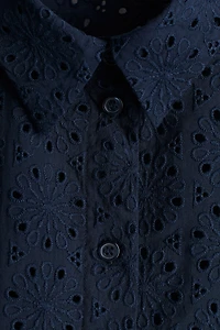 Eyelet Embroidered Shirt