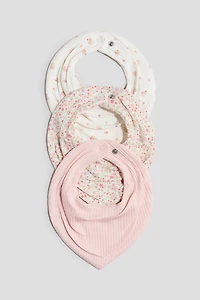 3-pack Ribbed Triangular Scarves