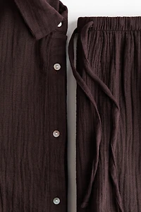 Pajama Shirt and Shorts