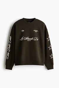 Oversized Printed Sweatshirt