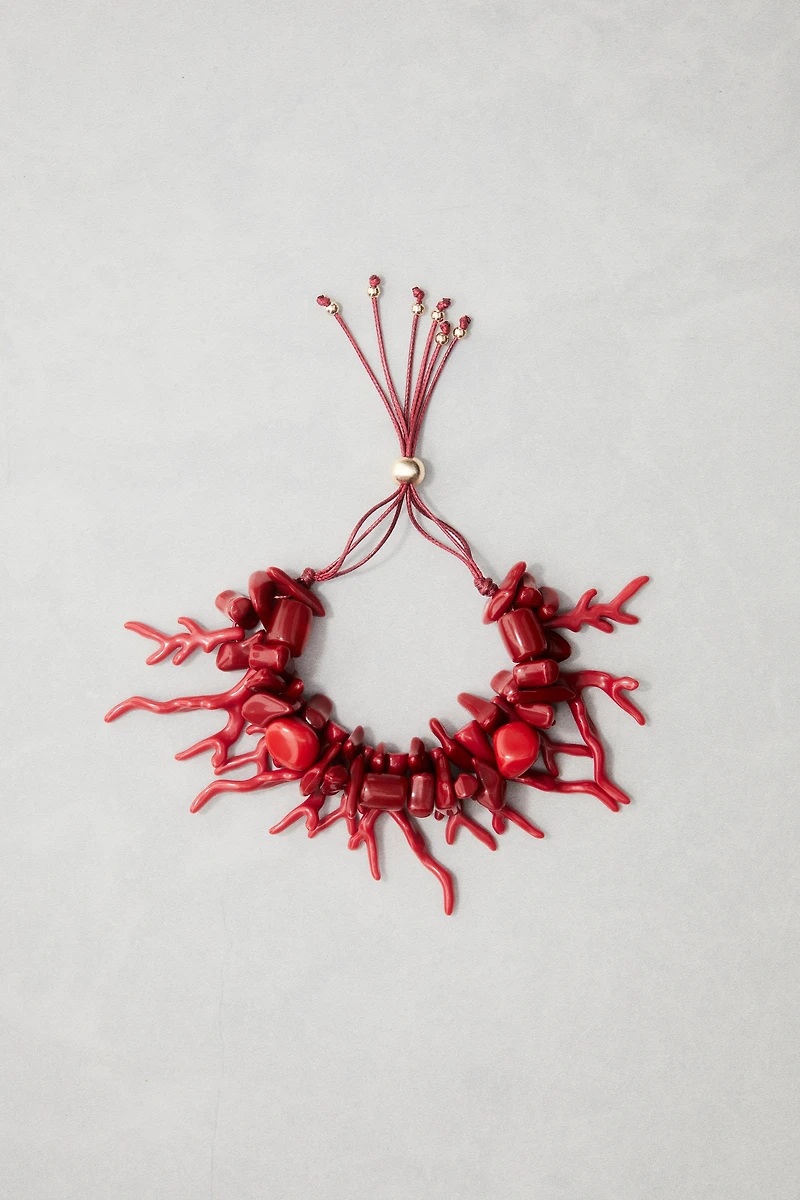 Coral-look bracelet