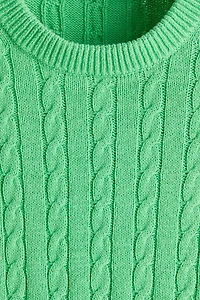 Regular-Fit Cable-Knit Sweater