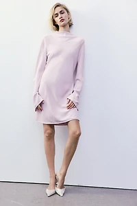 Cowl-Back Dress