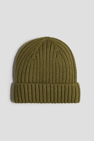 Rib-Knit Beanie