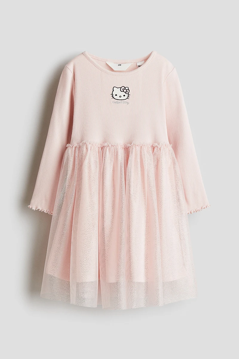 Robe en tulle avec motif