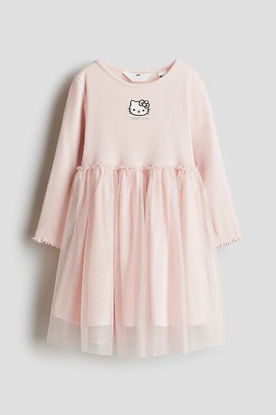 Robe en tulle avec motif