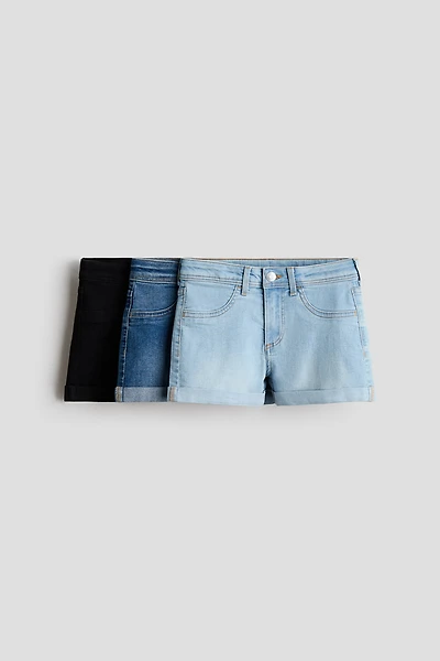 3-pack Denim Shorts