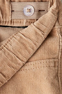 Pantalon ultra-moulant évasé en velours côtelé