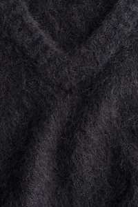 Mohair-Blend Sweater Vest