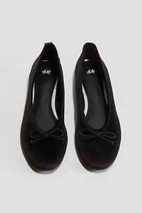 Bow-Detail Ballet Flats
