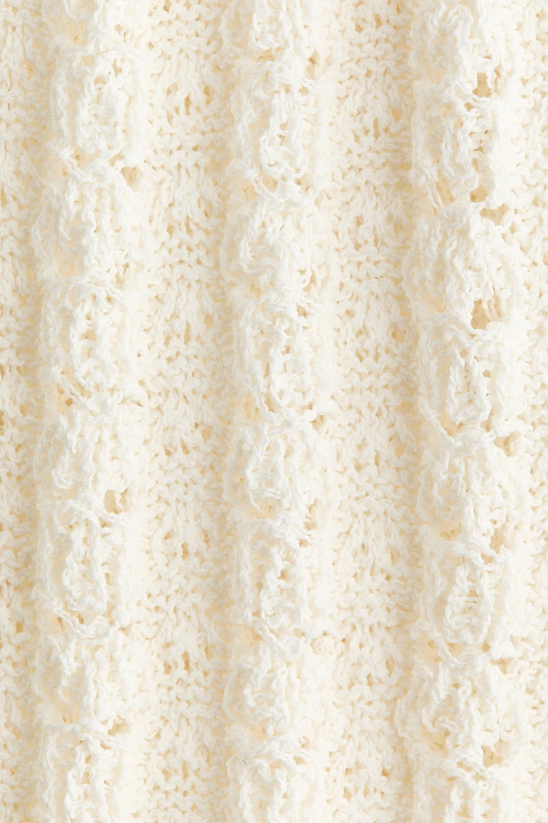 Pointelle-Knit Beach Dress