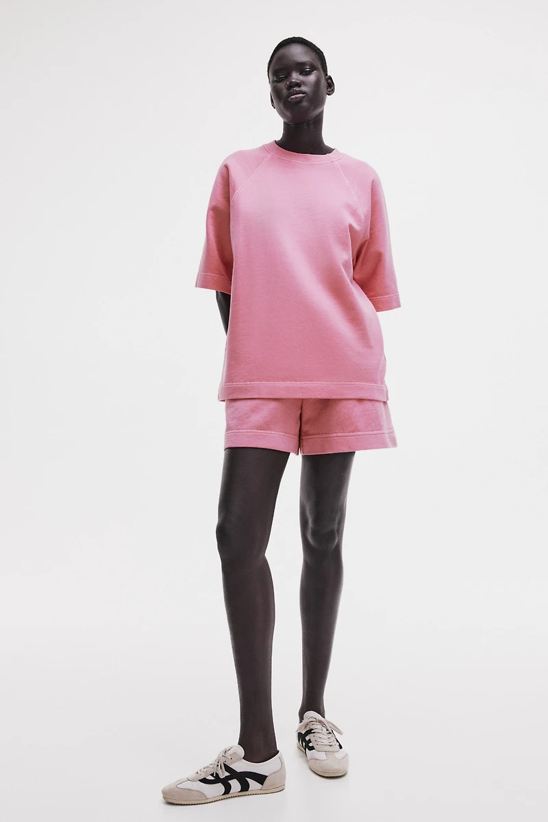 Washed Cotton Sweatshorts