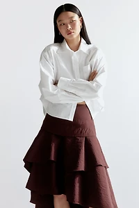 Asymmetric Tiered Skirt