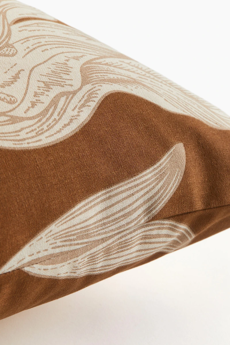 Housse de coussin en toile coton