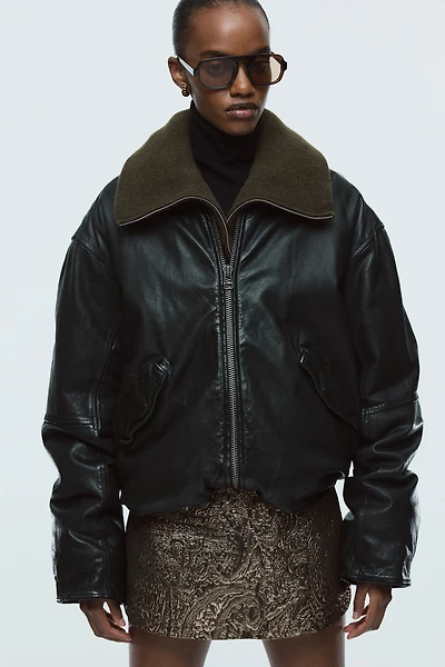 Jupe-short en tissu jacquard