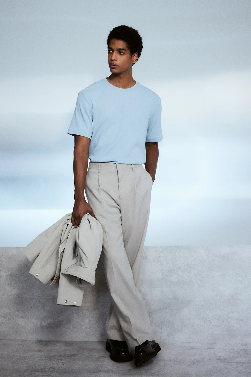 Regular-Fit Textured T-Shirt