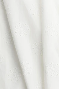 MAMA Eyelet-Embroidered Skirt