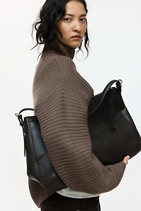 Rib-Knit Wool-Blend Sweater