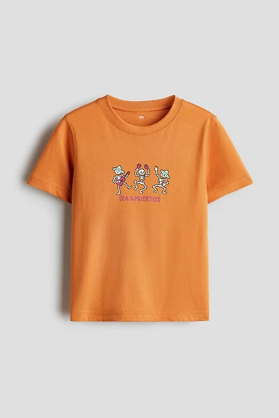 Printed Cotton T-Shirt