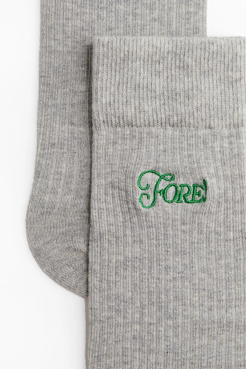 Ribbed Socks