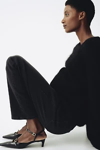 MAMA Slim Straight High Jeans