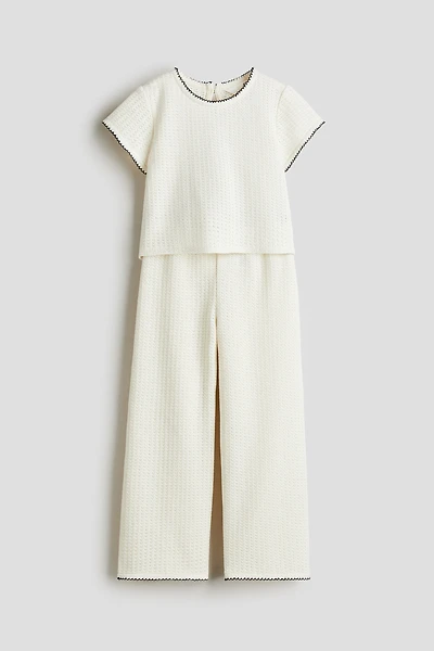 2-Piece Jacquard-Knit Set
