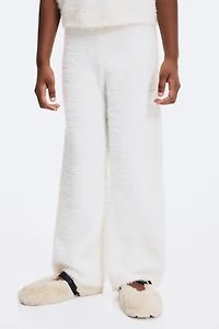 Legging en tricot duveteux