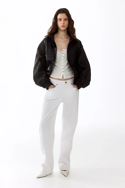 Haut en tricot pointelle