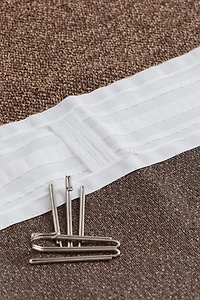 Single-pack Wide Bouclé Curtain Panel