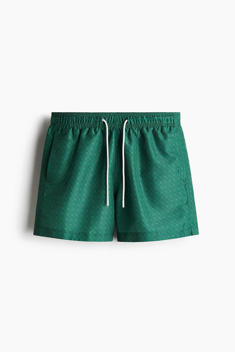 Patterned Swim Shorts