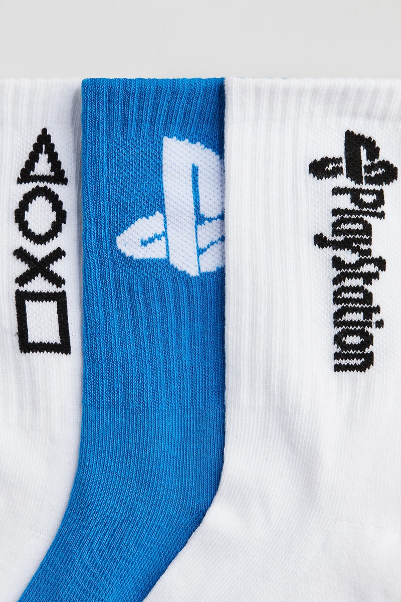 Lot de 5 paires chaussettes à motif intarsia