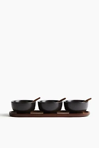 3-Pack Stoneware Serving Bowls
