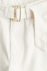 Jean coupe tonneau taille haute