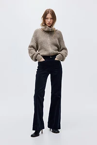 Flared Corduroy Pants